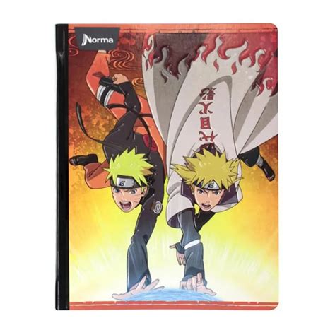 Cuaderno Cosido Cuadriculado Naruto 100 Hojas Norma Unidad Luegopago