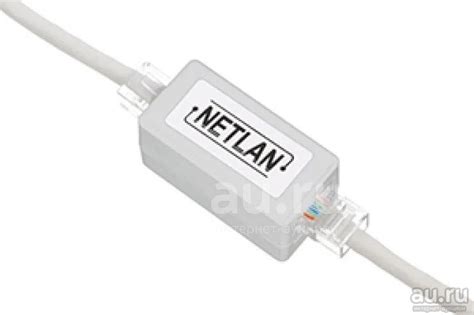 Кабельный соединитель Netlan RJ45-RJ45 (8Р8С), Кат.5е, неэкранированный ...