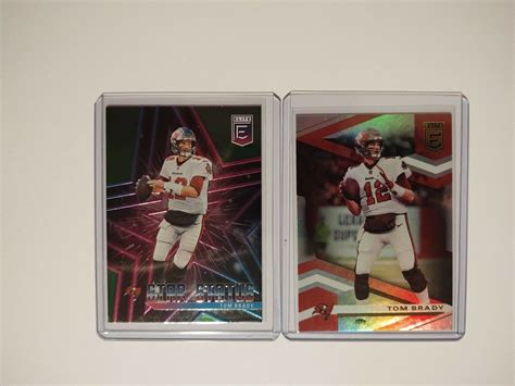 Tom Brady Tampa Bay Buccaneers Card Lot Donruss Elite Pink Insert