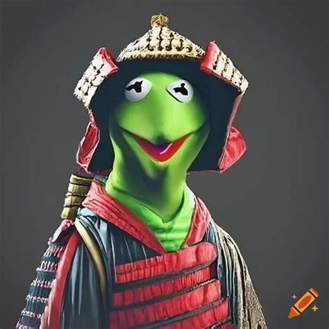 Kermit The Frog Dressed As A Samurai On Craiyon