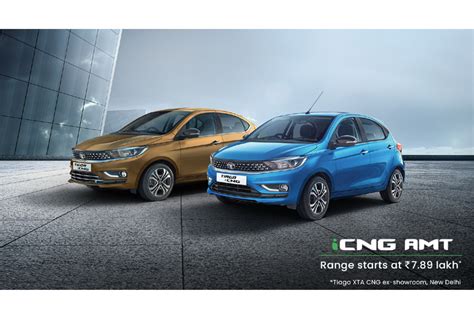 Tata Motors Launches Tiago And Tigor ICNG AMT Indias 1st AMT CNG