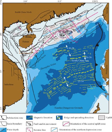 Three Main Rift Basins On The Northern Margin Of The South China Sea