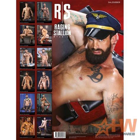 THE MEN OF RAGING STALLION 2025 Kalender På lager Homoware