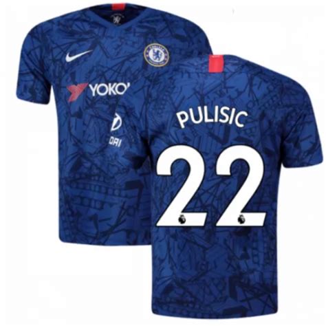 Chelsea Home Jersey 19/20 # 22 Christian Pulisic