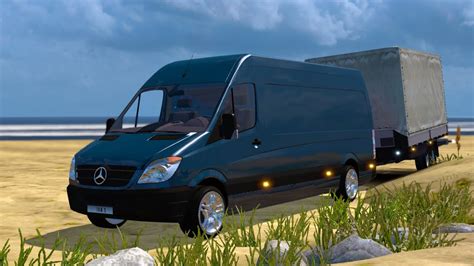 ETS2 Mercedes Sprinter Driving Around 1 Euro Truck Simulator 2