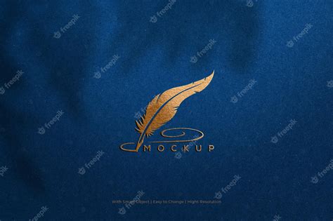 Premium Psd Luxury Logo Mockup Psd