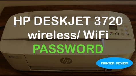 HP Deskjet 3720 Wireless WiFi Password Review YouTube