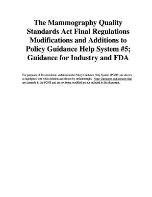 Fillable Online Fda B Guidance Modification Document Pdf Fda