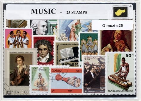 Muziek 25 Different Stamps Importa Supplementen Nl