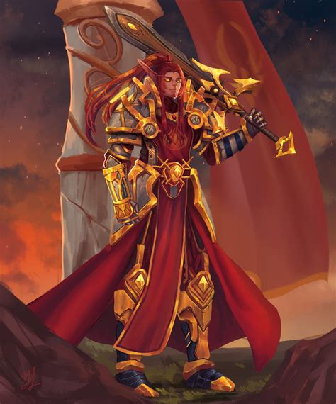 Blood Elf Paladin by Ye Won Lee : r/ImaginaryAzeroth