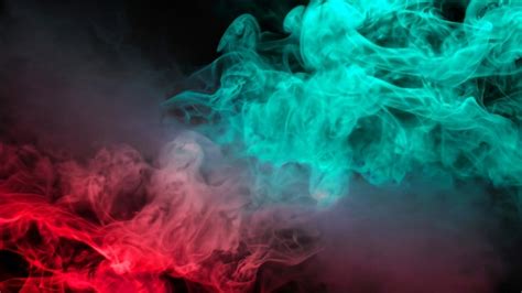 Premium Photo Free Photo Abstract Red And Turquoise Smoke On Black