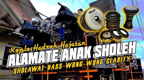 Variasi Terbaru Alamate Anak Sholeh Cek Sound Hadroh Koplo Bass