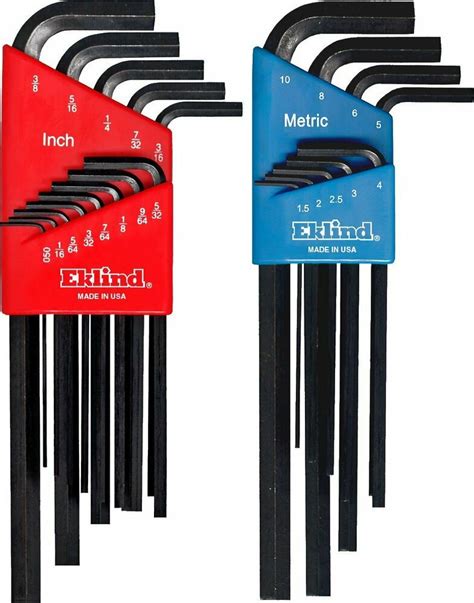 NEW NEW Eklind 10222 Hex L Key Allen Wrench Combo Inch Long Mm 2