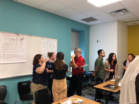 Teachers Collaborate During Late Start Woodworth Middle School