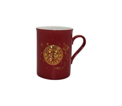 Taza De Porcelana Roja Mo Import