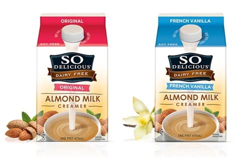 So Delicious Dairy Free Almond Milk Creamer Review Vegan Soy Free