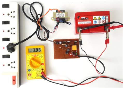 Schematic Diagram Of 12 Volt Battery Charger Circuit Diagram