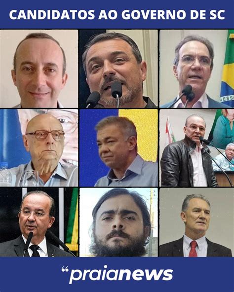 Sc Ter Nove Candidatos Ao Governo Do Estado Praia News