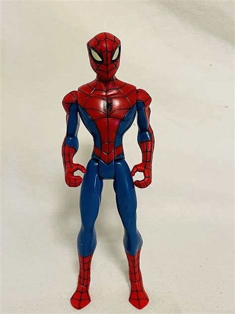 Spectacular Spider Man Animated Series 6 Poseable Spider Man Figure Rare Htf Ebay