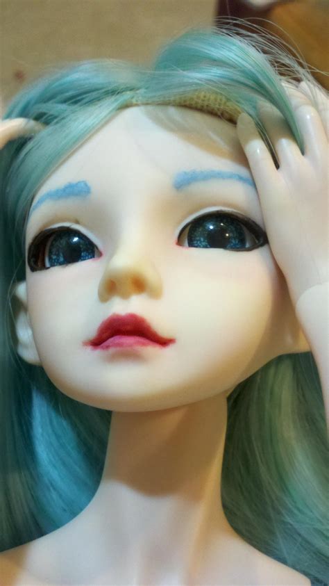 My First Faceup On A Resinsoul Mei R Bjd