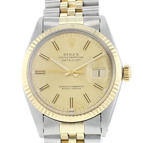 Rolex Oyster Perpetual Datejust Rare Silver Linen Dial 1980 S 36MM