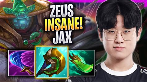 Zeus Is Insane With Jax T Zeus Plays Jax Top Vs Gragas Season