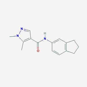 Buy N 2 3 Dihydro 1H Inden 5 Yl 1 5 Dimethyl 1H Pyrazole 4