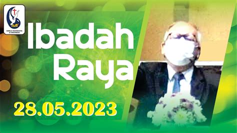 IBADAH RAYA GPdI EFRATA Pdt Yos Hartono Minggu 28 Mei 2023 YouTube