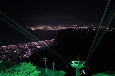 山の日には、鶴見岳で夕日と夜景を！！11日（金）12日（土）夜間営業日。／トピックス｜別府ロープウェイ