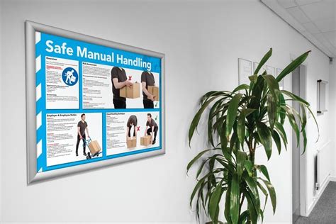 Safe Manual Handling Photographic Poster Safetybox