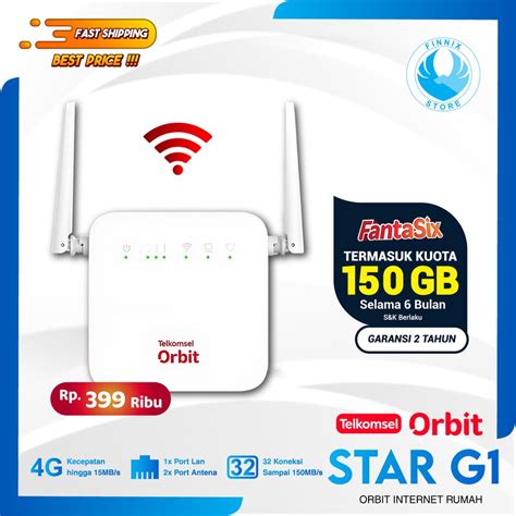 Jual Telkomsel Orbit Star G Home Router Modem Wifi G Free Kuota