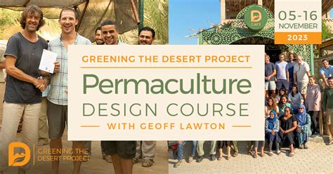 Permaculture Design Certificate Course Pdc Th March Th Of April