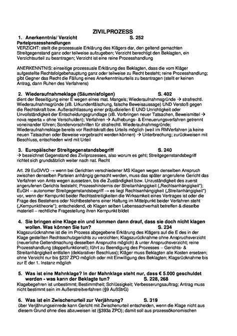 Ausgearbeiteter Fragenkatalog