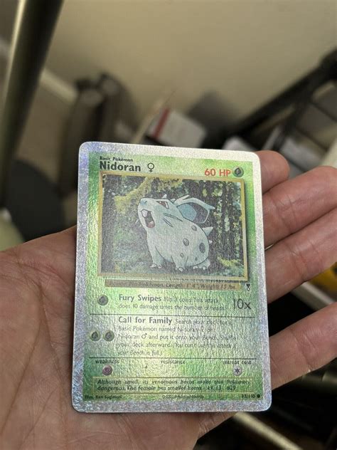 Nidoran 82 110 REVERSE HOLO Legendary Collection Pokémon Rare NM eBay