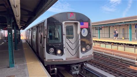 Mta Bmt West End Line Exclusive R F Via D Line Trains At St