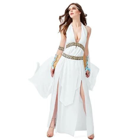 Ladies Roman Princess Toga Fancy Dress Sexy Greek Goddess Grecian Outf