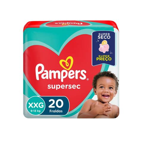 Pampers Supersec É Boa - Fralda Pampers Supersec Pacotão — Fardo com 4 | JN Fraldas