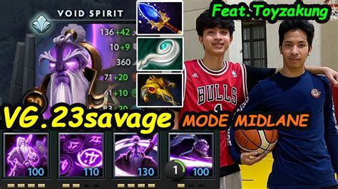 VG 23savage Void Spirit 11K MMR MODE MIDLANE Fight For Top1 Dota 2