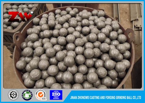 Cr High Chrome Cast Steel Grinding Balls For Ball Mill Air Quenching