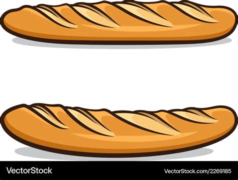 French baguette Royalty Free Vector Image - VectorStock