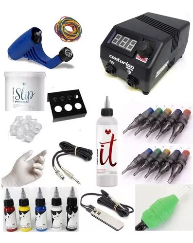 Kit Tatuagem Rotativa Electra Pop Paulo Fernando Tattoo Parcelamento