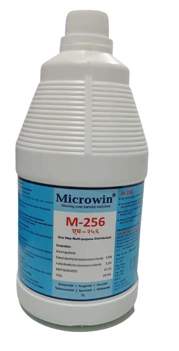 Microwin M 256 High Level Disinfectant Winning Over Harmful Microbes