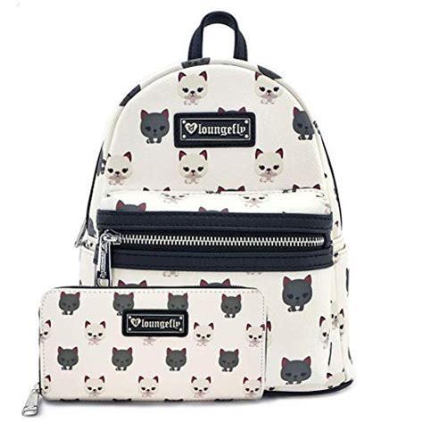 Loungefly Cat Mini Backpack And Zip Around Wallet Bundle