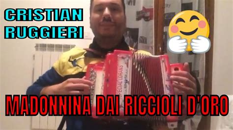 MADONNINA DAI RICCIOLI D ORO Valzer Organetto Video Tutorial YouTube