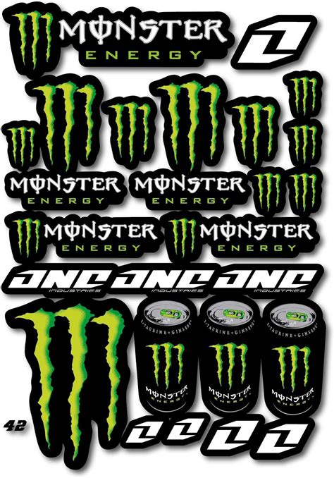 Sticker Sticker Monster Energy Stickers Moto Autocollants Pour Quad