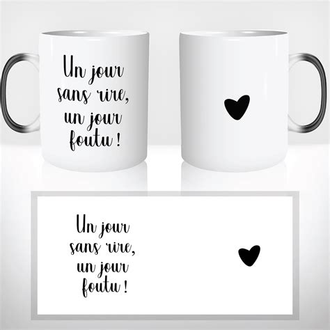 Mug Magique Un Jour Foutu Phrases et Citations Drôles mug magique