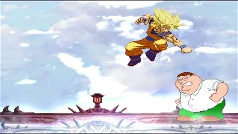 Mugen Super Saiyan Goku Vs Peter Griffin Hd Youtube