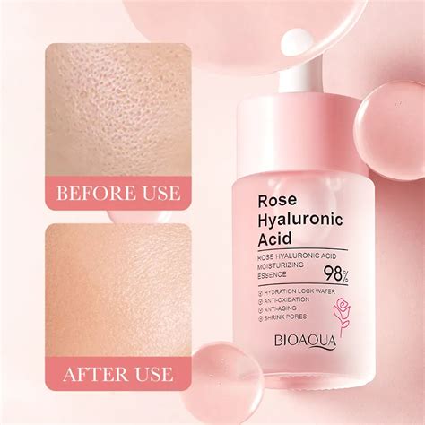 Bioaqua Hyaluronic Acid Rose Face Serum 30ml Bioaqua Pakistan