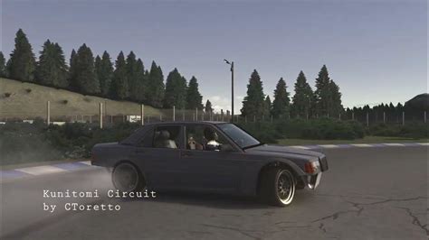 [assetto Corsa] Mercedes Benz 190e Drift Kunitomi Circuit And Ebisu North Youtube