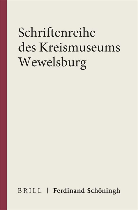 Schriftenreihe Des Kreismuseums Wewelsburg